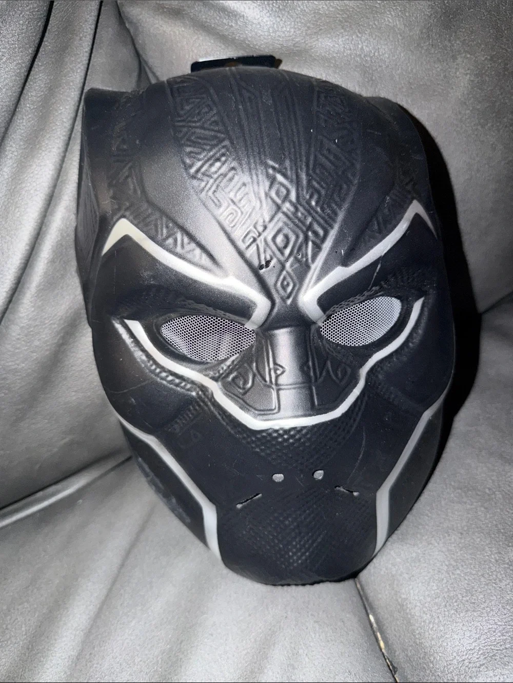 Marvel adult Black Panther-Inspired comica rare Black Costume Mask